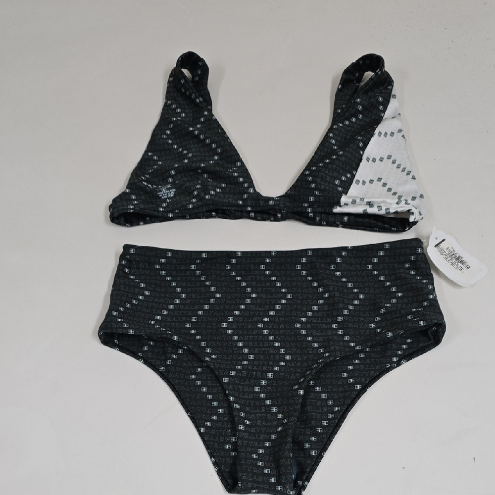 Baja East Grapic Hipster 2 Piece Swimwear